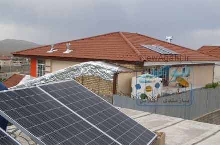 برق خورشیدی انرژی خورشیدی جهت باغ ویلا