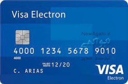 ویزا کارت  الکترون  فیزیکی