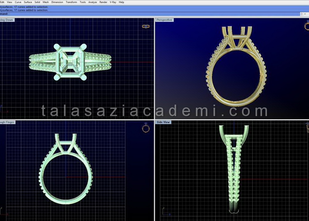 آموزش نرم افزار طراحی جواهر