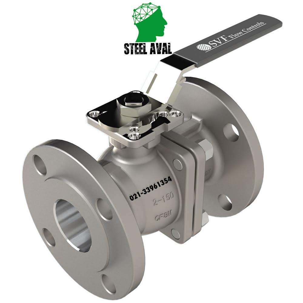 فروش ویژه شیر توپی فلنجدار استیل 304 کلاس 150 برند اروپایی