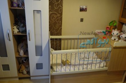 کمد لباس تخت و تشک خواب کودک برند یاسمین زیر تخت دو کشو بزرگ دارد. قیمت 1,000,000 توافقی