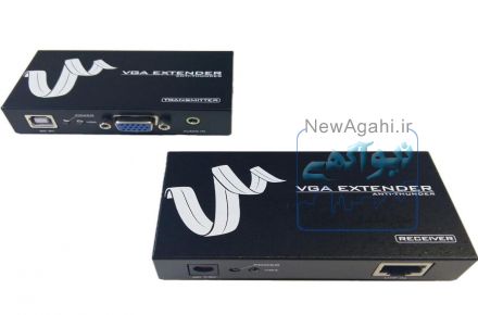 انتقال صدا و تصویر از طریق کابل شبکه (HDMI extender) (VGA extender) اکستندر zzco