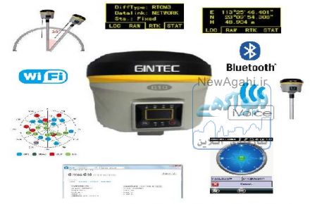  گیرنده‌ی GNSS سه فرکانسه Gintec G10