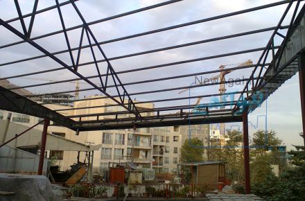 پوشش سقف شیبدار-پوشش سقف سوله-اجرای سقف شیبدار-خرپا-شیروانی-تعمیرات(09121431941)