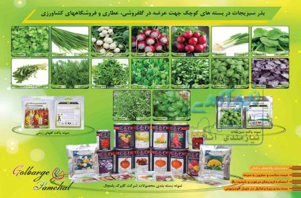 بذر انواع گل های زینتی، سبزیجات و صیفی جات