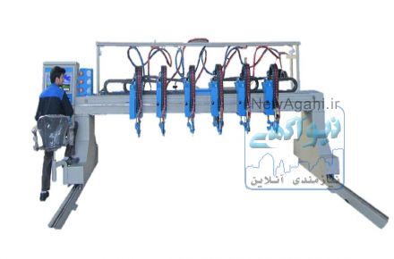 دستگاه برش CNC هواگاز و پلاسما ، راسته بر ، مونتاژ H & BOX