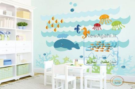 تزئین دیوار خانه، اتاق خواب و اتاق کودک شما با طرحهای خلاقانه و جذاب